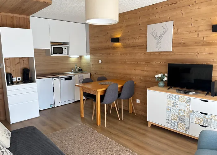 De 32 M2 Pour 3 Personnes Pied Des Pistes Апартаменты Ле дез Альп